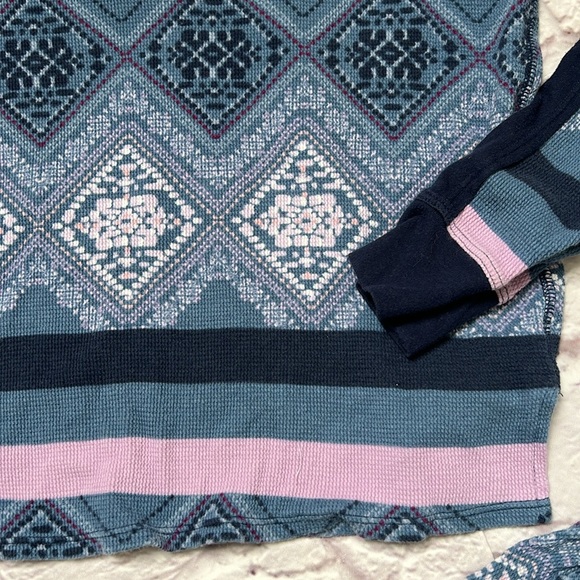 Victoria’s Secret purple navy pajamas set cotton - Picture 3 of 7